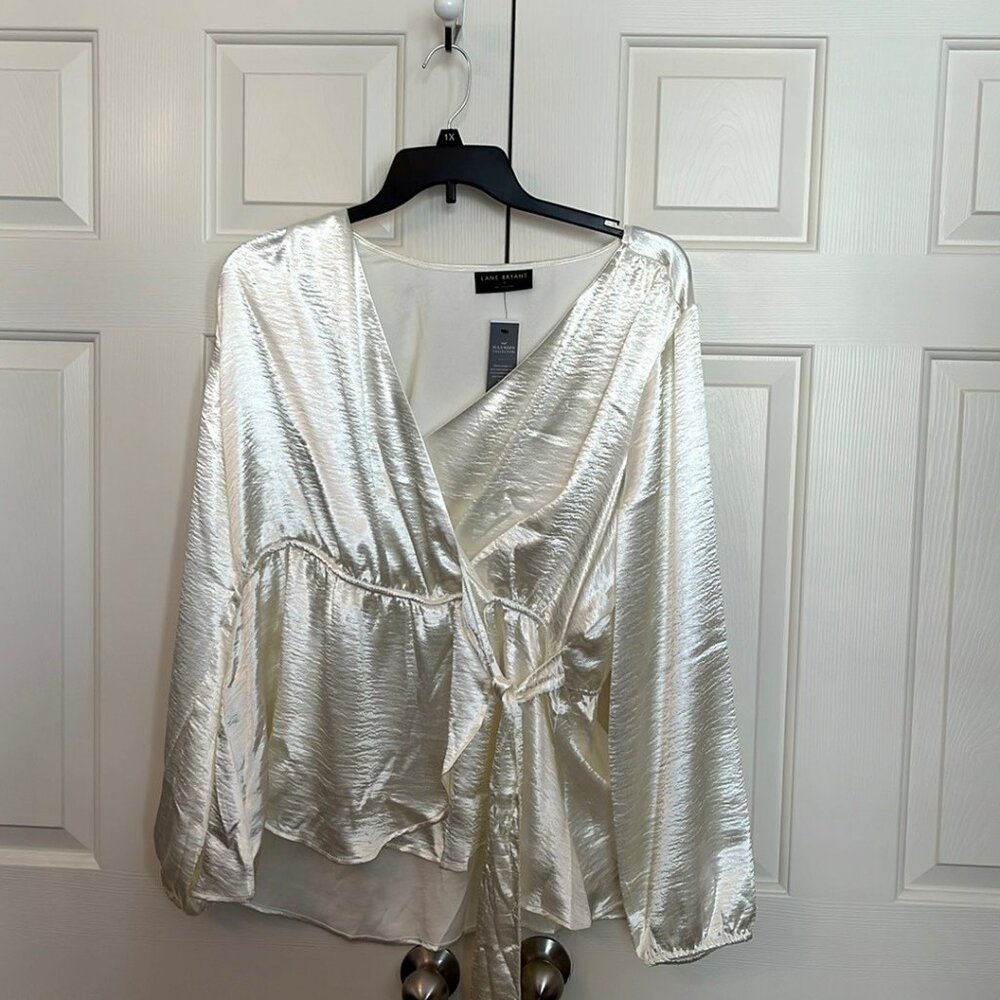 Lane Bryant Dressy Blouse NWT
